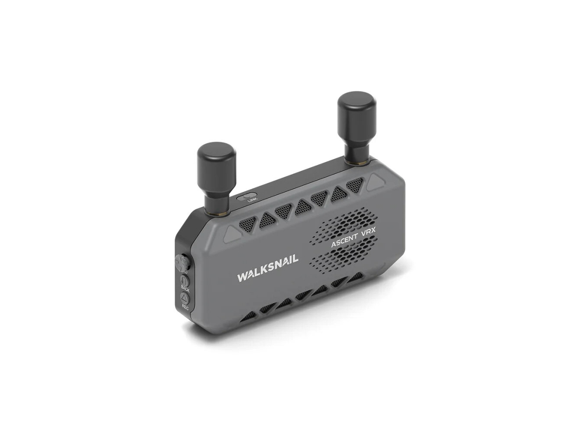 Receptor Fpv Vrx Walksnail Ascent 5.8ghz Gris 35ms 6km Hd Sd 256gb Antena Dual Rp-sma Lhcp Gafas Fpv