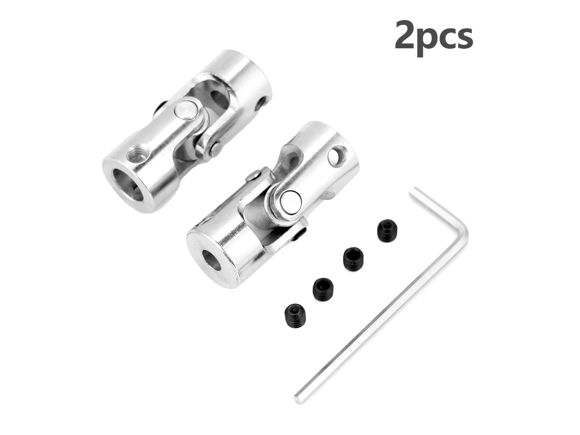 2026velora-2pcs Acoplamiento De Motor Conector De Flecha 35mm L Od 14mm Junta Universal (6*8mm)