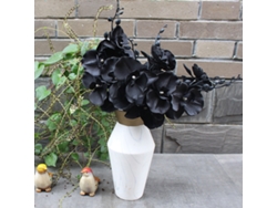 Orquídea artificial (Decoración para bodas, Material de tela de seda)