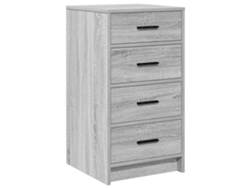 Maison Exclusive - Vitrina Gris Sonoma 40 X 41 X 75 Cm Madera Contrachapada