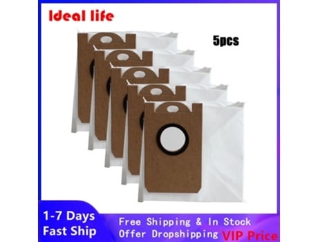 5X bolsas de polvo de repuesto para Proscenic M7 Pro M7 Max M8 Uoni V980Max Honiture Q6 Kyvol Cybovac S31 Robot aspirador bolsa de polvo