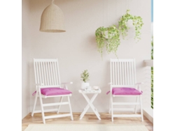 Cojines para silla, 2 unidades, 40x40x7 cm, tela rosa HARLANV1