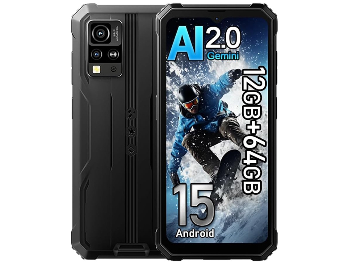 Smartphone BLACKVIEW BV4800 SE (6.56'' - 12 GB - 64 GB - Negro)