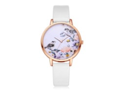 Reloj De Pulsera Zhoulianfa Elegante De Cuarzo Verde Con Correa Playera Con Estampado Vaquero.