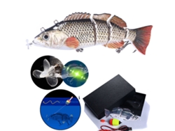 Señuelo Eléctrico Robótico Con Carga Usb Para Pesca Con Nadador Segmentado