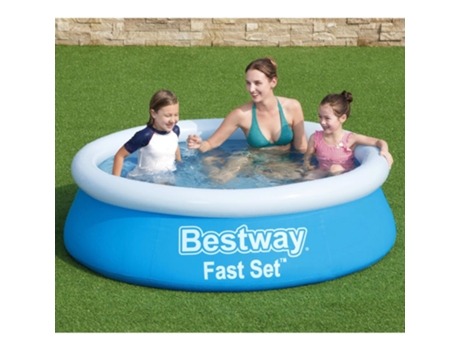 MAISON EXCLUSIVE Piscina MAISON EXCLUSIVE nchable Fast Set redonda azul 183x51 cm