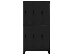 Taquilla de acero 90x45x180 cm Negro MAISON EXCLUSIVE