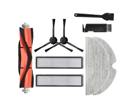9 pçs escova principal escova lateral filtros pano esfregão para dreame bot l10 pro