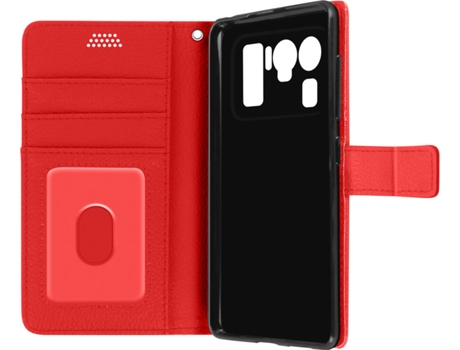 Carcasa Xiaomi Mi 11 Ultra AVIZAR FOLIO-LENNY-RD-MI11U Libro Rojo