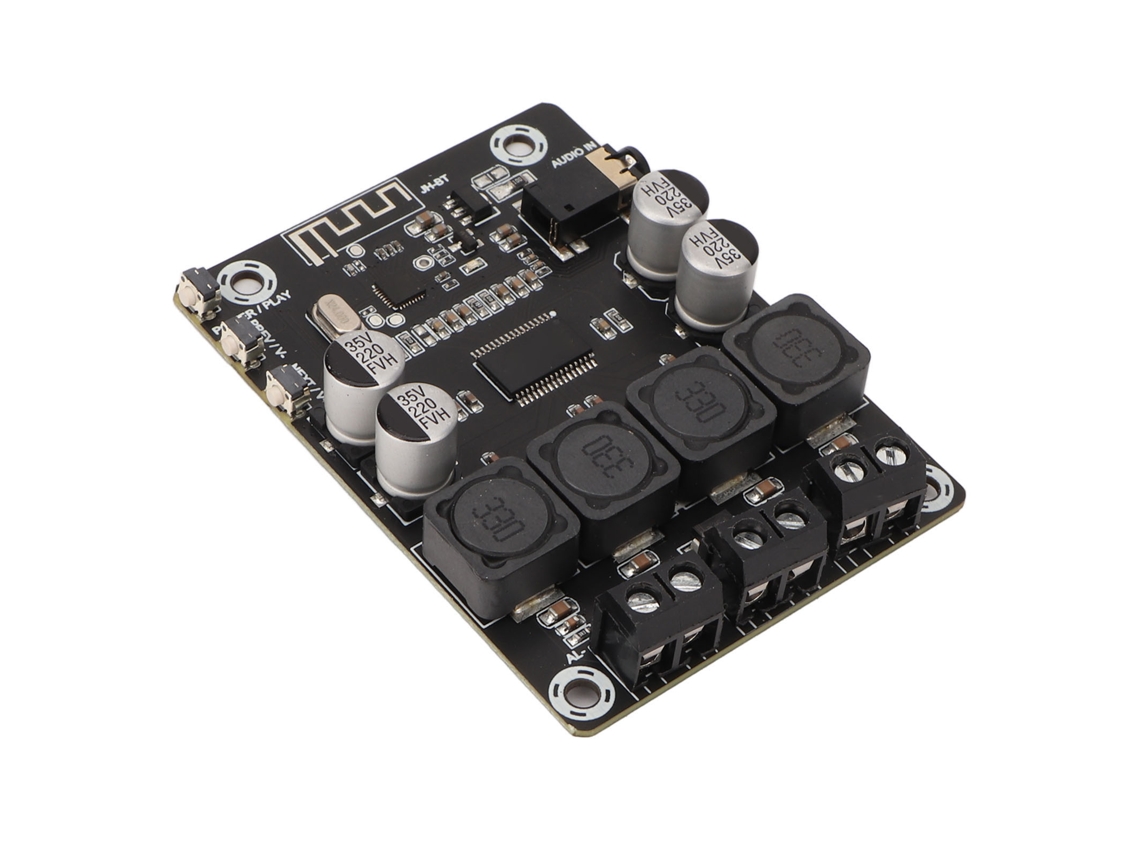 Placa De Amplificador Digital Bluetooth 12v-28v Dc 2 Canais 45w Módulo Diy Para Alto-falante
