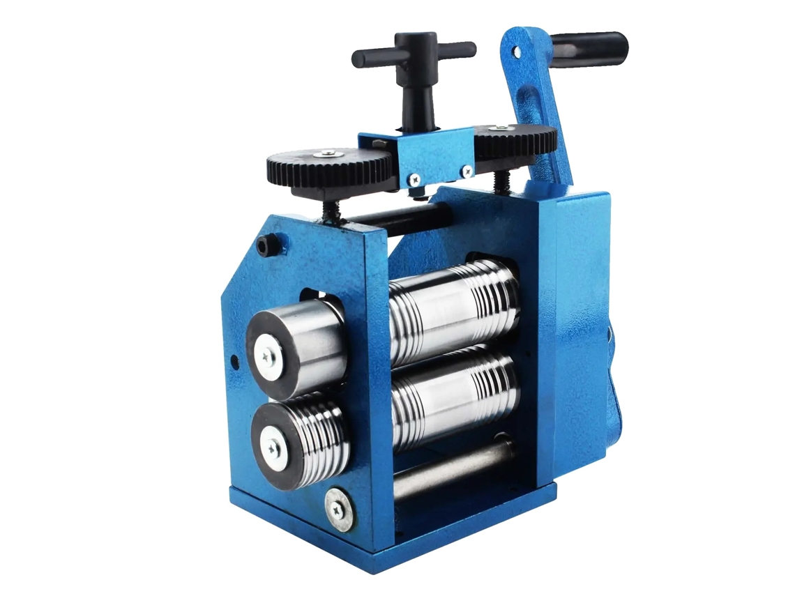 Molino para joyería, acero inoxidable, diseño portátil, laminador - Estilo C