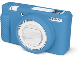 Funda Eifson Para Sony Zv 1f / Zv-1 Ii, De Silicona Suave Con Protector De Pantalla Antiarañazos (compatible, Azul)