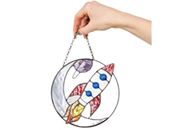 Colgante de pared con forma de ballena azul espacial