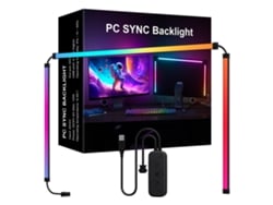 BJ-Barra De Luz Led Rgb Phantom Com Sincronización Música, Modos Dinámicos Y Control Por Software