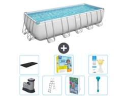 Bestway Piscina Bestway Power Steel Retangular - 640x274x132 Cm - 8-peças S532