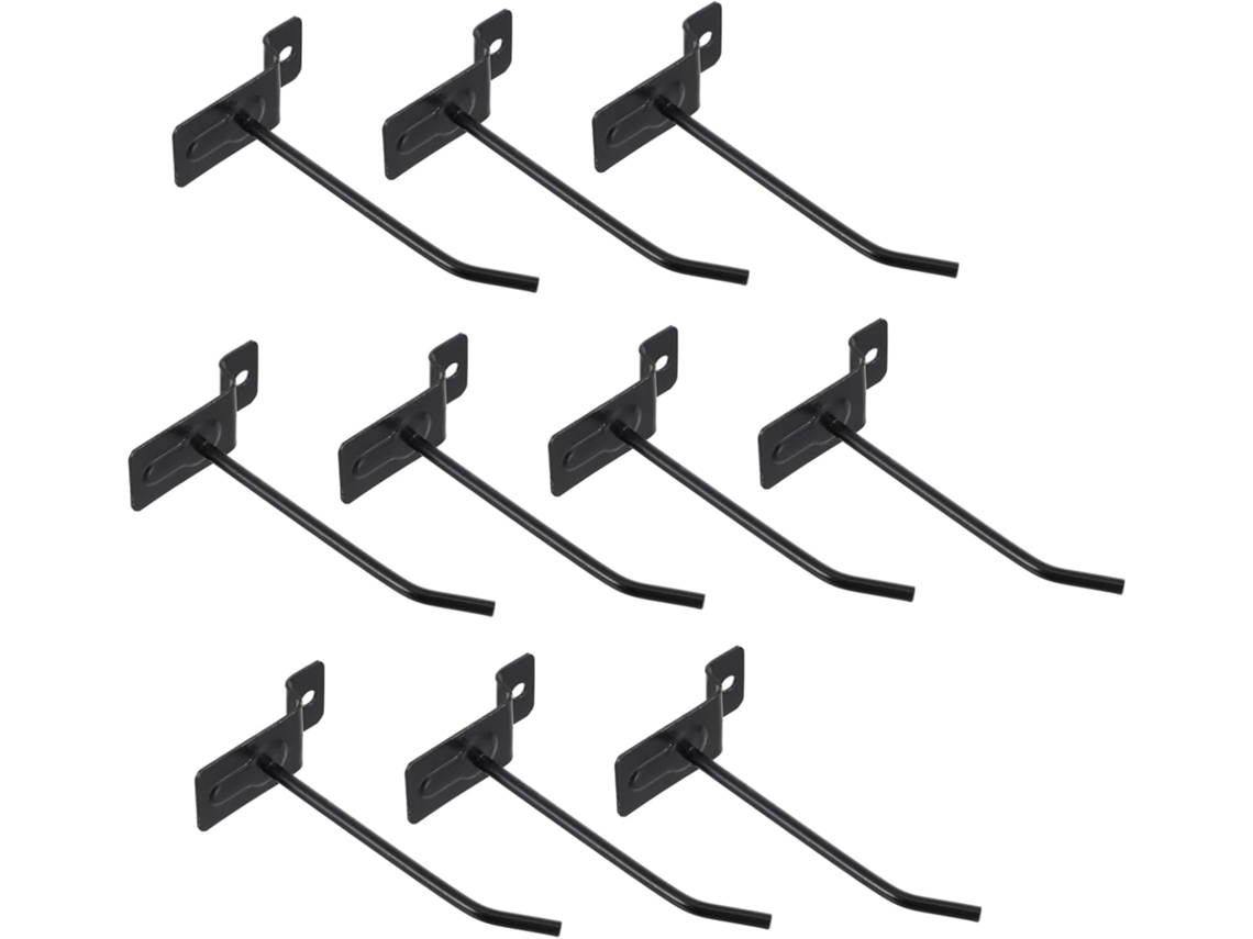 10piezas Gancho Estante Metal Ganchos Tablero Perforado