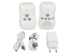 Monitor Bebé Inalámbrico 2.4ghz Con Intercomunicación Bidireccional, Luz Nocturna Y Plug Eu 100‑240v