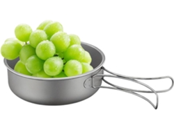 Sartén antiadherente portátil de titanio para camping: ideal para cocinar mientras acampas, P Gokoco