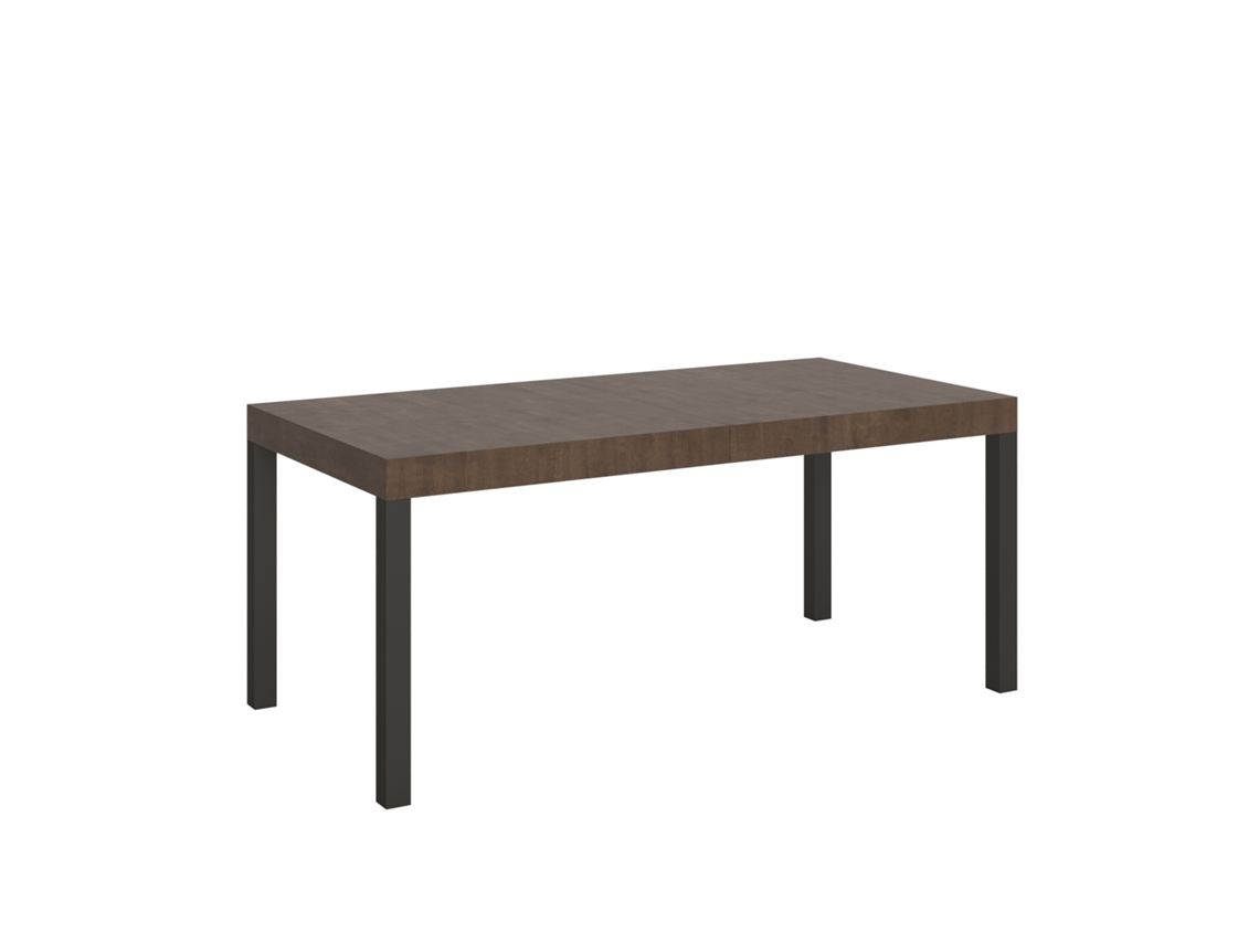 Mesa Extensible 200/460x90 cm Everyday Nogal Patas Antracita Itamoby