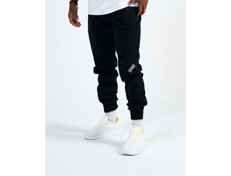 Joggers Básicas SAVAGE Crew Poliamida Hombre (L - Negro)