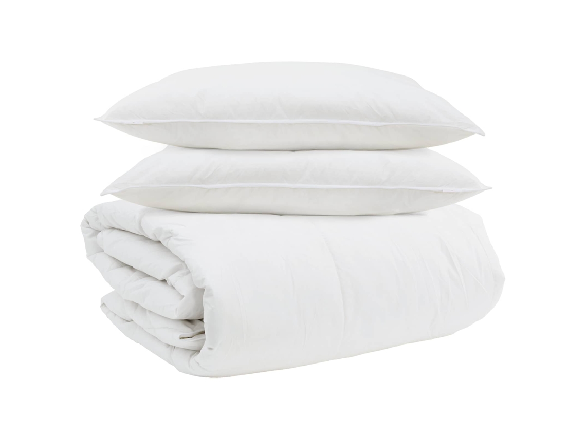 Juego De Edredón Con Almohada 3 Uds | Duvet Pluma De Pato