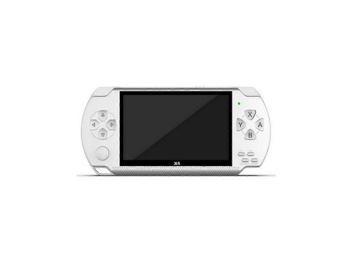 Consola De Juegos Portátil X6 De 4,3 Pulgadas Y 64 Bits Y 8 Gb Con 10.000 Juegos Incorporados Y Función De Cámara