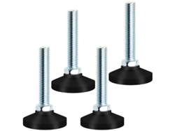 2026-pieza Regulable M10 X 50mm, Pie De Ajuste Para Muebles, Base De Nailon, 4 Unidades