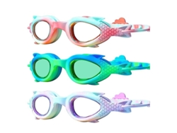2026-gafas De Natación Para Niños Ermaid Antideslumbrantes Lentes Hd Ajustables Silicona Resistente Al Agua