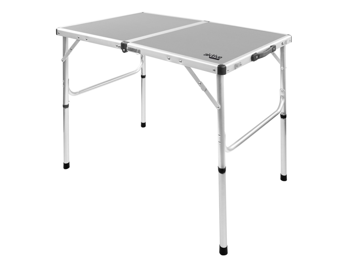 Mesa de Glamping Adaptável em 2 AKTIVE (Cinzento)