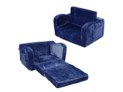 VEVOR 2 en 1 Sofá Infantil Plegable de 1040 x 580 x 320 mm Carga de 20kg Azul