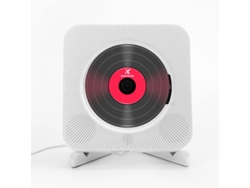 Reproductor De Cd Bluetooth De Pared Con Función De Aprendizaje De Dvd Y Función De Repetición En Inglés.