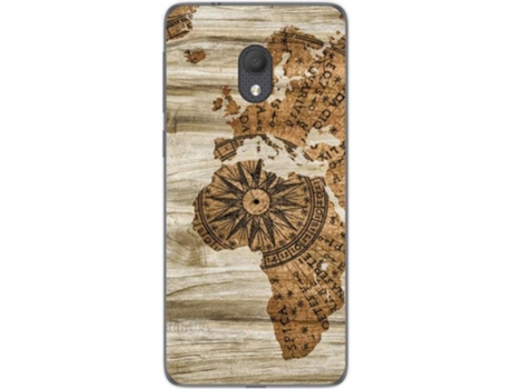 Carcasa Alcatel 1C (2019) TUMUNDOSMARTPHONE Madera 07 Multicolor