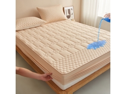 Protector De Colchón Impermeable Y Transpirable Lavable A Máquina Para Colchones De 5 A 28cm De Grosor (caqui/120×200cm) Gertiz