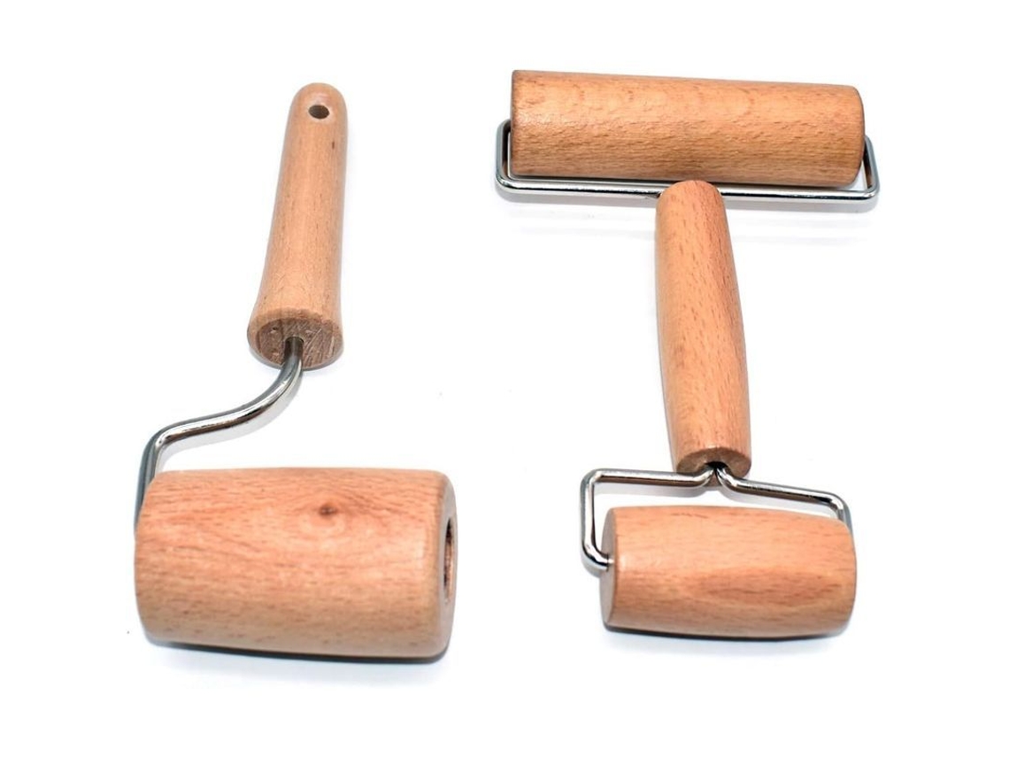 Juego De 2 Rodillos De Madera Para Pizza, Galletas Y Pasteles - Accesorios De Cocina Para Adultos Y Niños 2025