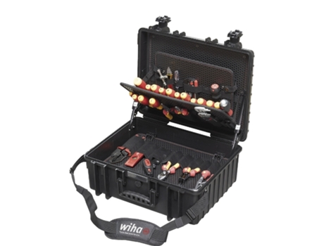 WIHA Juego de herramientas para electricistas Competence XL en surtido, de 83 unid. incl. caja de herramientas (40523)