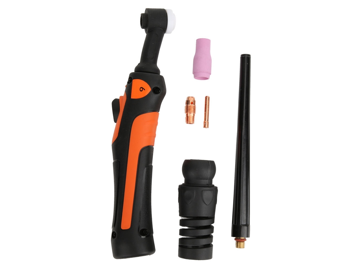 Juego De Consumibles Para Antorcha Tig-9f Con Cabezal Flexible, Mandril Y Punta De Cerámica.