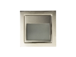 Baliza De Pared Led 1.5w Empotrable Acero Inoxidable Larry 5000k Branco Frio