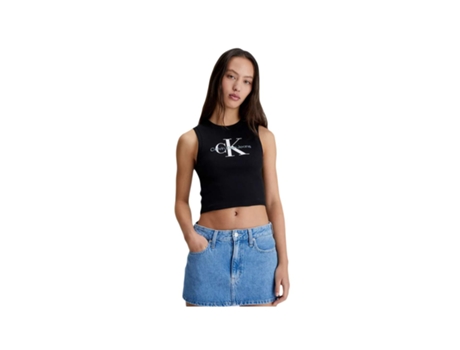 Top CALVIN KLEIN (XS - Negro)