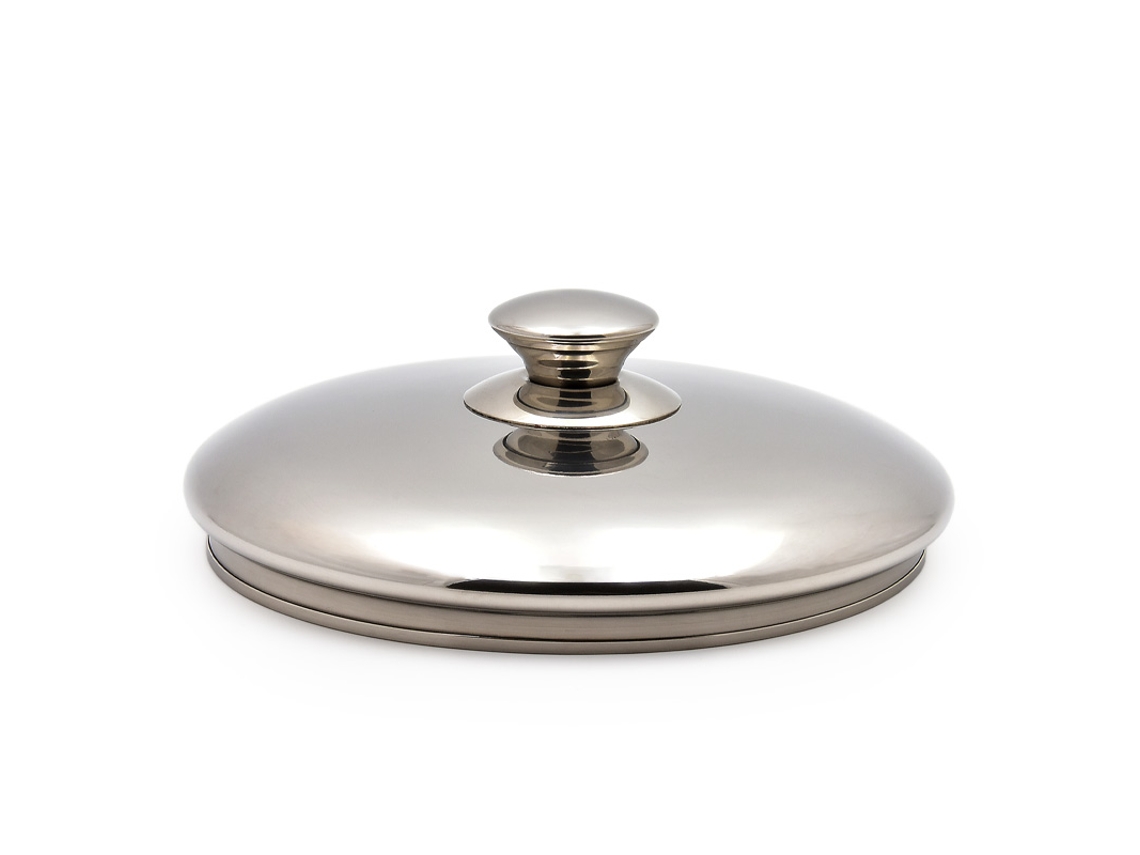 Tapa de acero inoxidable Ø28cm Celar