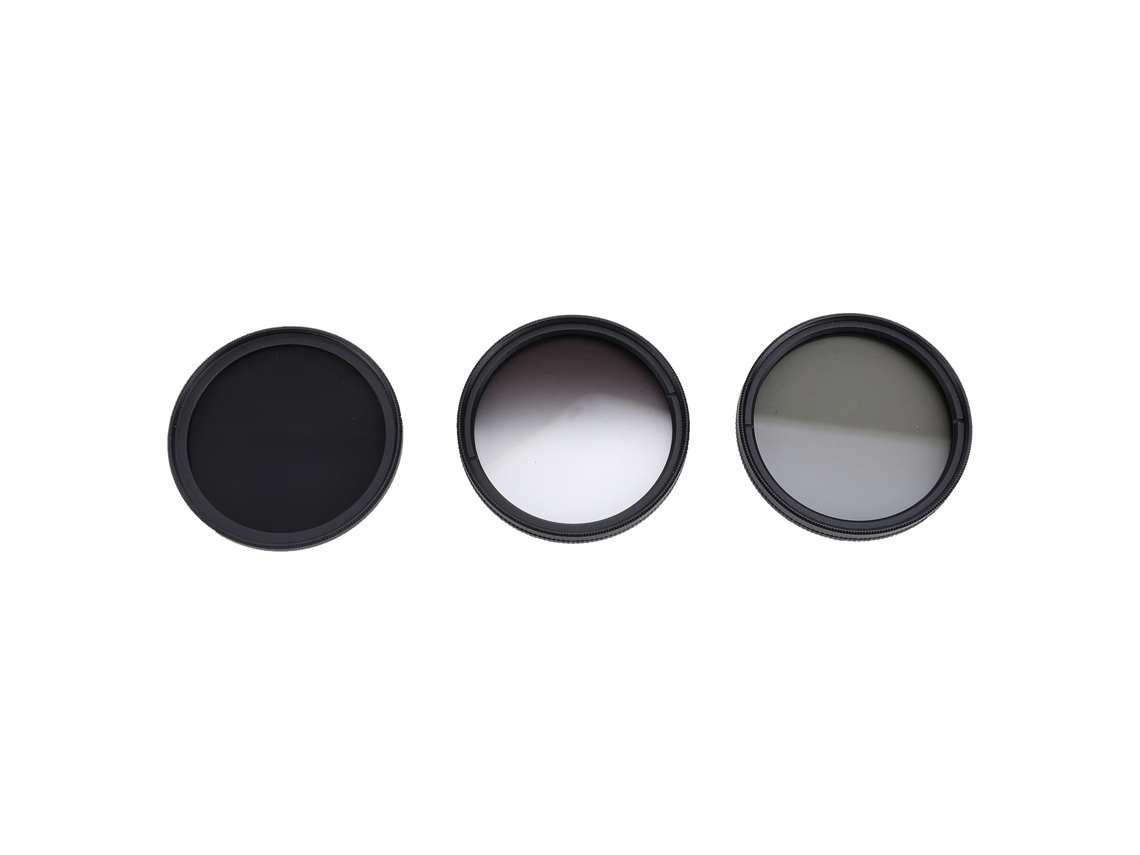 Kit de filtros ND8 para cámara, completo, 3 en 1.
