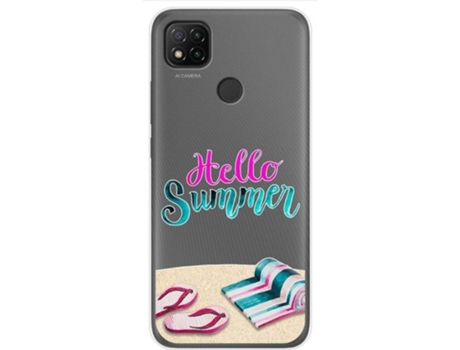 Carcasa Xiaomi Redmi 9C TUMUNDOSMARTPHONE Dibujos Transparente Multicolor