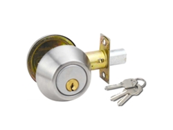 Manilla Redonda Para Puerta Interior Con Llave Clásica Plateada Universal Para El Hogar.
