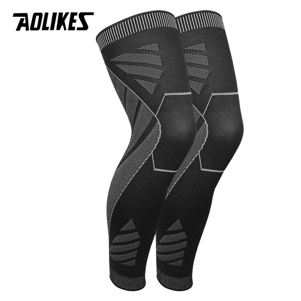 (Dos, Talla M) Chaqueta deportiva de compresión para piernas completas, ayuda para levantamiento de pesas, alivio del dolor articular