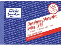 Cuaderno de Contabilidad AVERY 1755 (A6 - 40 Paginas)