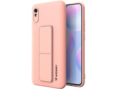 Funda Xiaomi Redmi 9A LMOBILE Kickstand (Rosa)