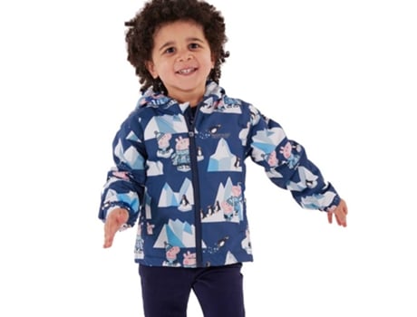Casacos REGATTA Jaqueta Peppa Pig Muddy Puddle Azul 4-5 Years Rapaz