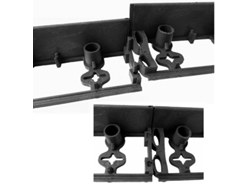 Palizada de plástico 6cm x 1m GREEN-SPLIT