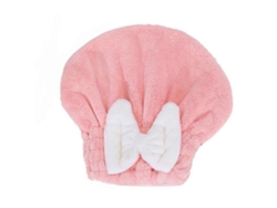 Accesorios de baño: Toalla de microfibra de secado rápido y alta absorción con lazo para cabello mojado - Rosewell