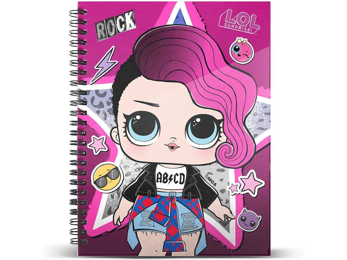 Cuaderno LOL SURPRISE Rock Shine (Liso)
