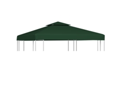 Cubierta De Repuesto De Cenador 310 G/m² Verde 3x3 M